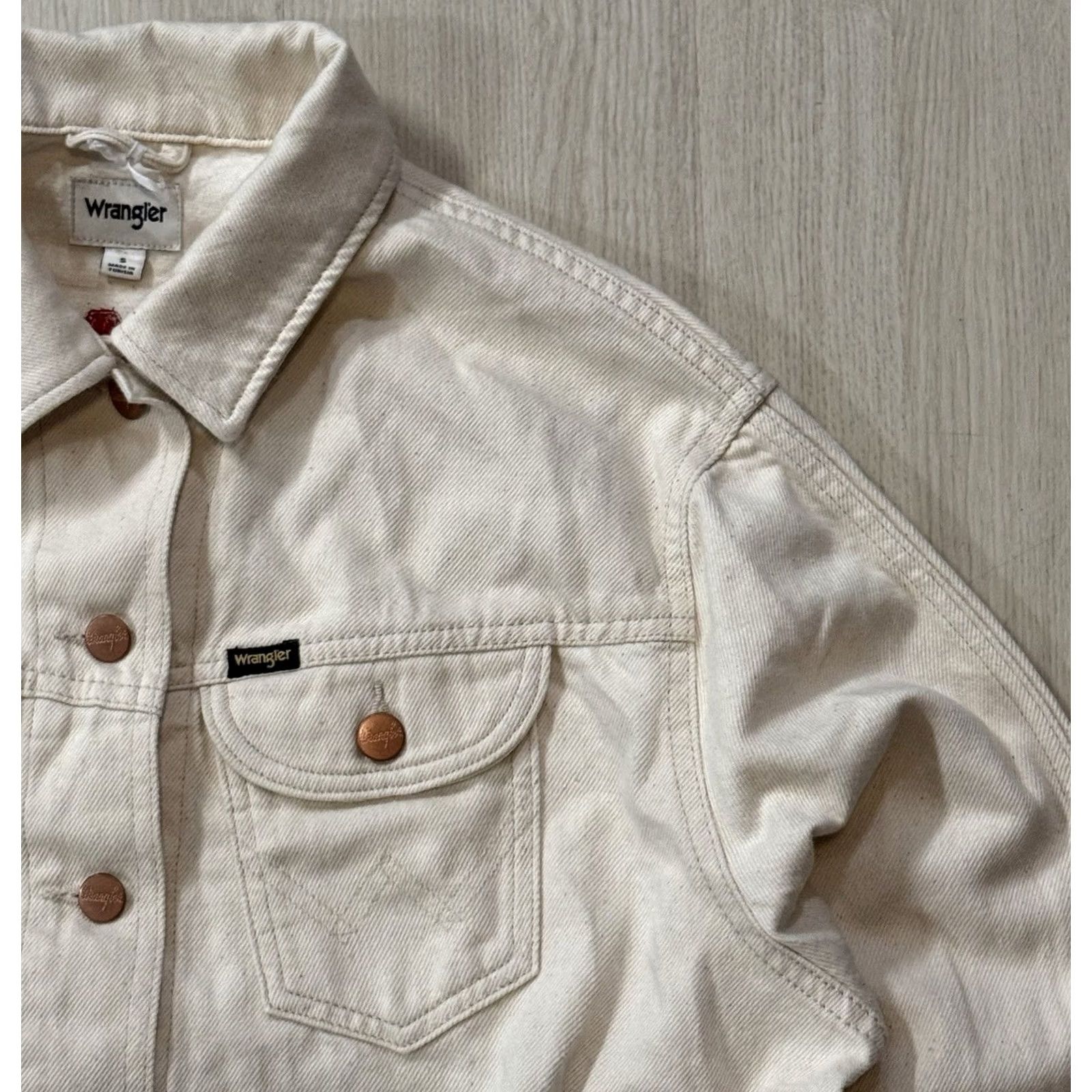 Wrangler VINTAGE Wrangler Women's Jeans Shirts Jackets Embroidered Western Jacket Small Lainey Size S / US 4 / IT 40 - 5 Thumbnail