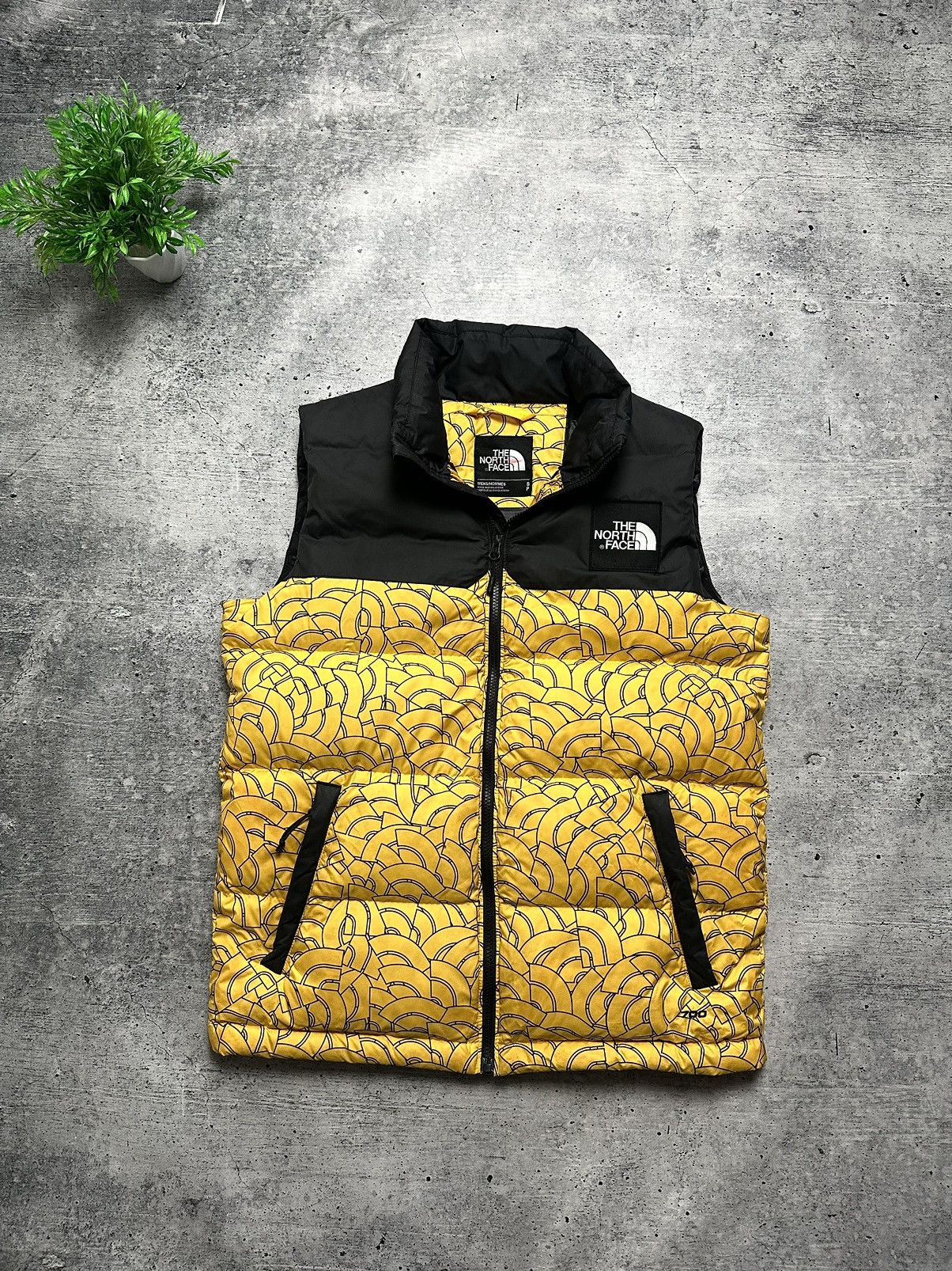 The North Face 700 Nuptse Camo Monogram Hiking Puffer Vest