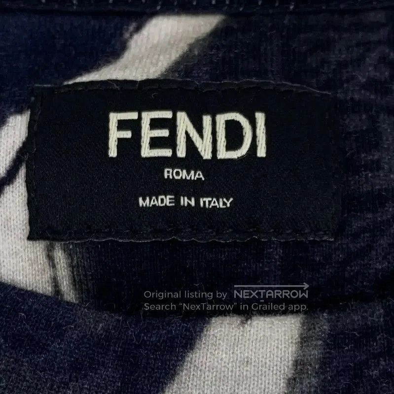 Fendi Fendi Deep Blue Men's Cotton Sweatshirt . Size US S / EU 44-46 / 1 - 5 Thumbnail