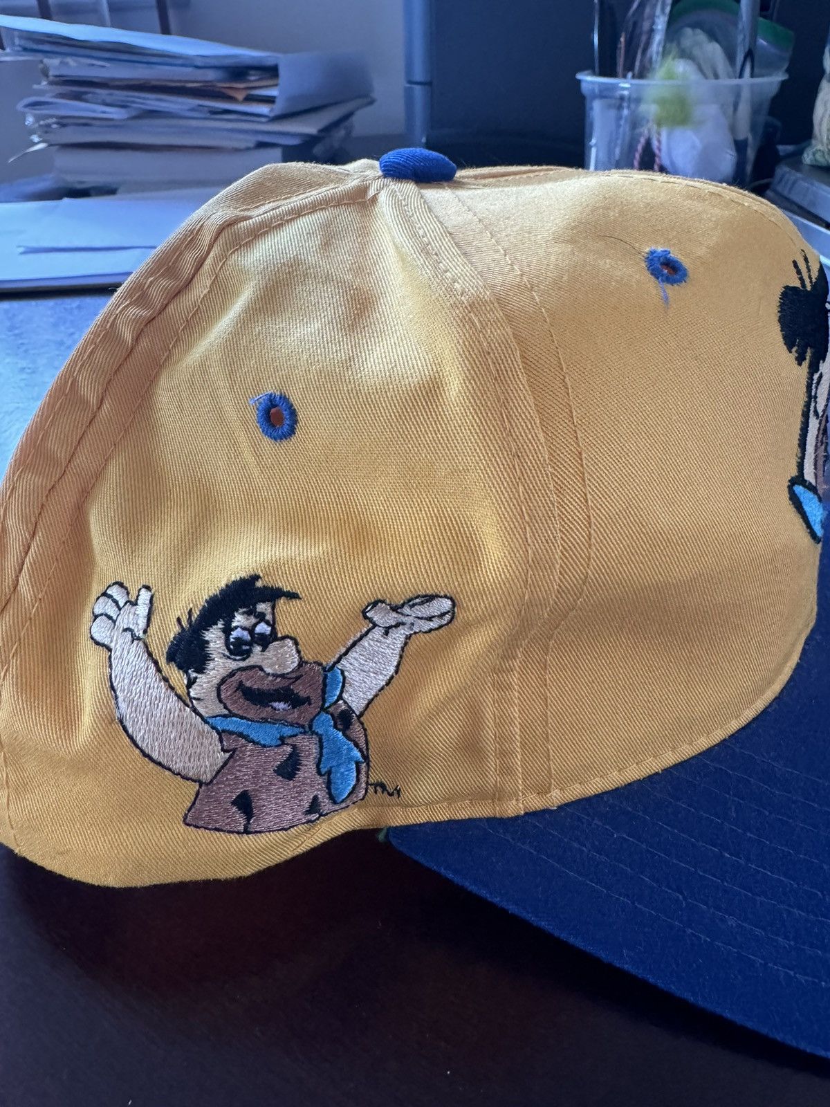 American Needle American Needle Fred Flinstone snap back hat 1993 Size ONE SIZE - 5 Thumbnail