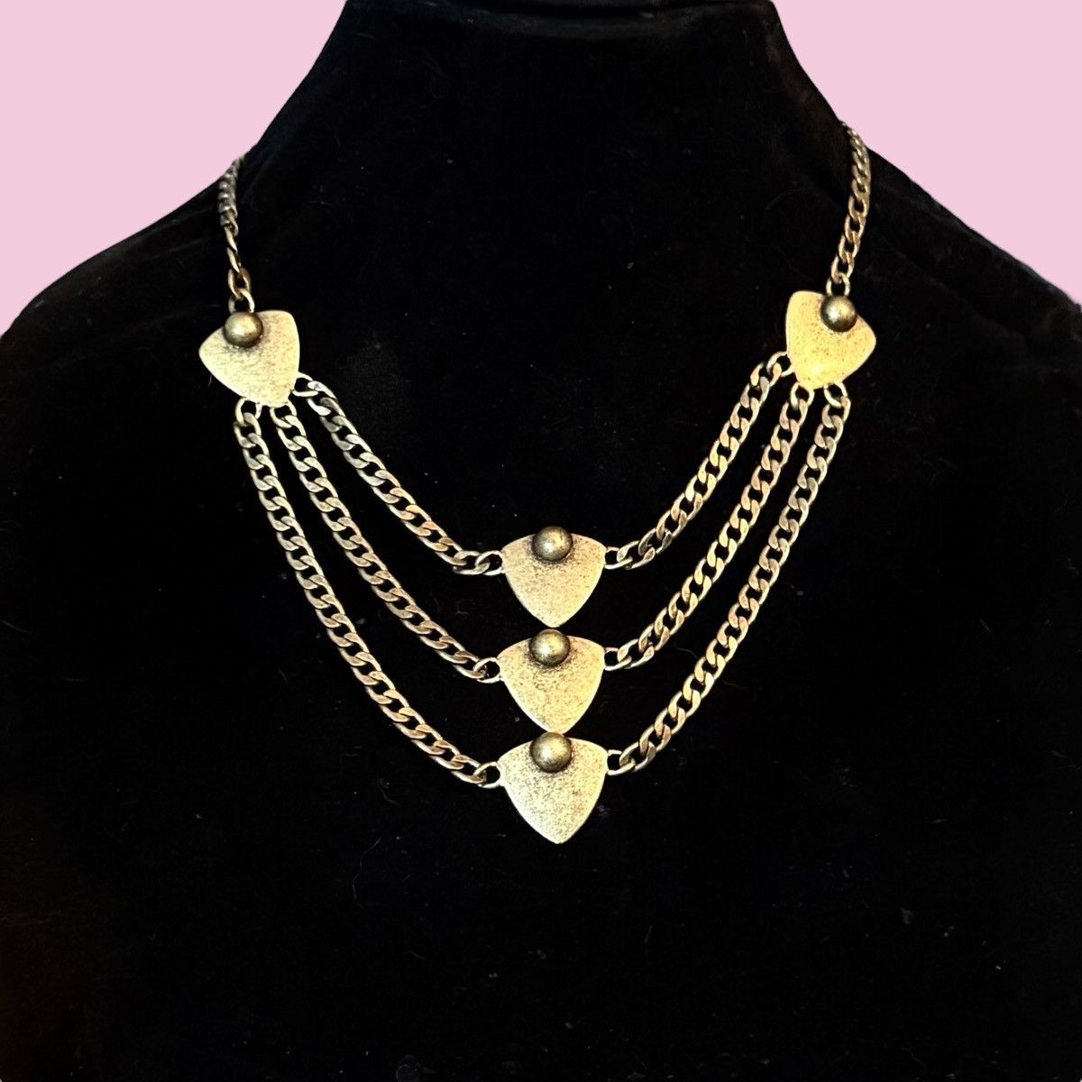 Jessica Simpson Jessica Simpson gold tone layered curb link necklace Size ONE SIZE - 1 Thumbnail