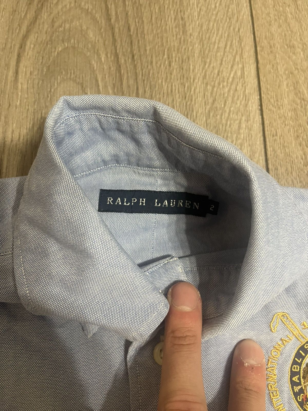 Polo Ralph Lauren × Ralph Lauren × Vintage Ralph Lauren Women’s 90s Shirt Vintage Big Logo Size XS / US 0-2 / IT 36-38 - 3 Thumbnail