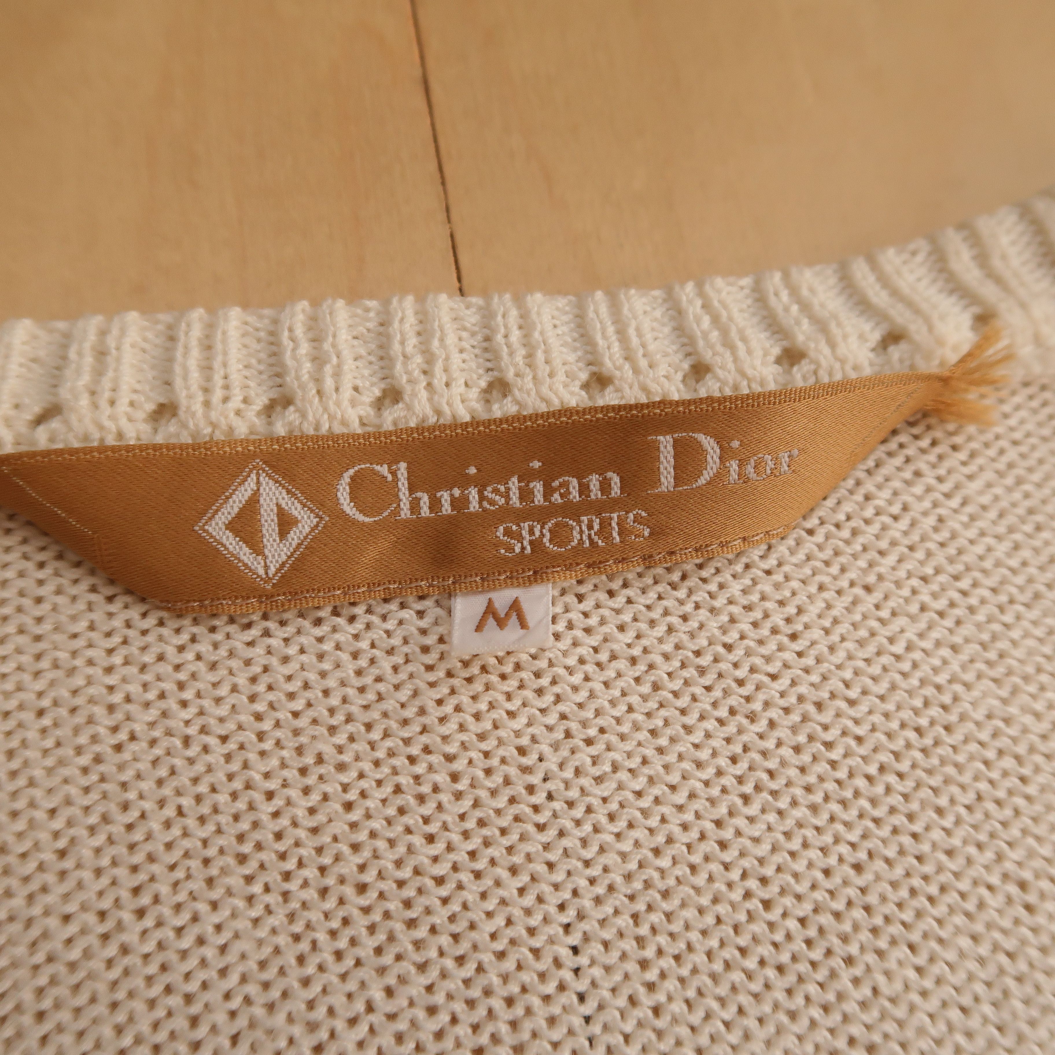 Christian Dior Monsieur Vintage 90s Christian Dior Sports Double Breasted Cardigan Size US M / EU 48-50 / 2 - 4 Thumbnail