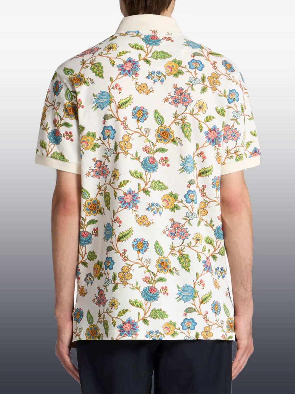 Other Floral-Print Polo Shirt – Men’s Short Sleeve Cotton Polo Size US L / EU 52-54 / 3 - 4 Thumbnail