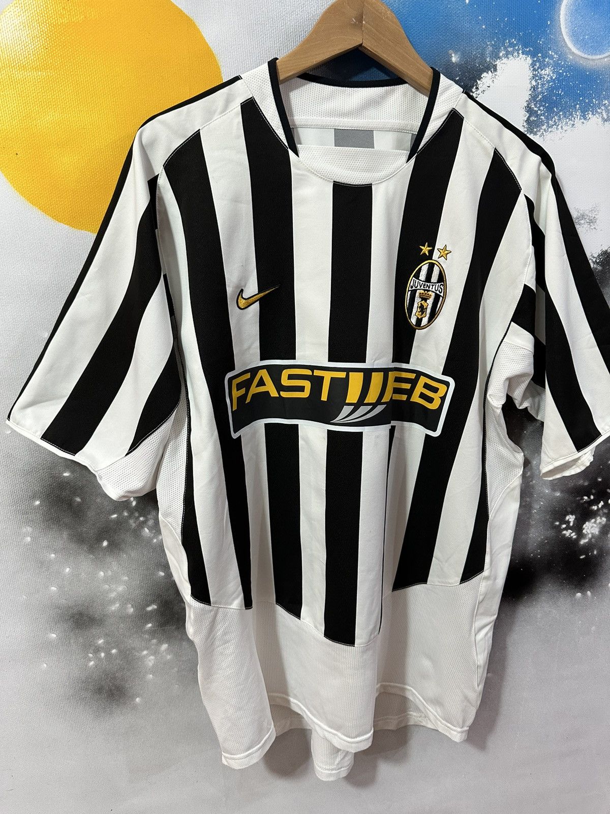 Nike 🩸RARE🩸 Juventus Vintage Jersey Nike 2003/2004 Size US L / EU 52-54 / 3 - 4 Thumbnail