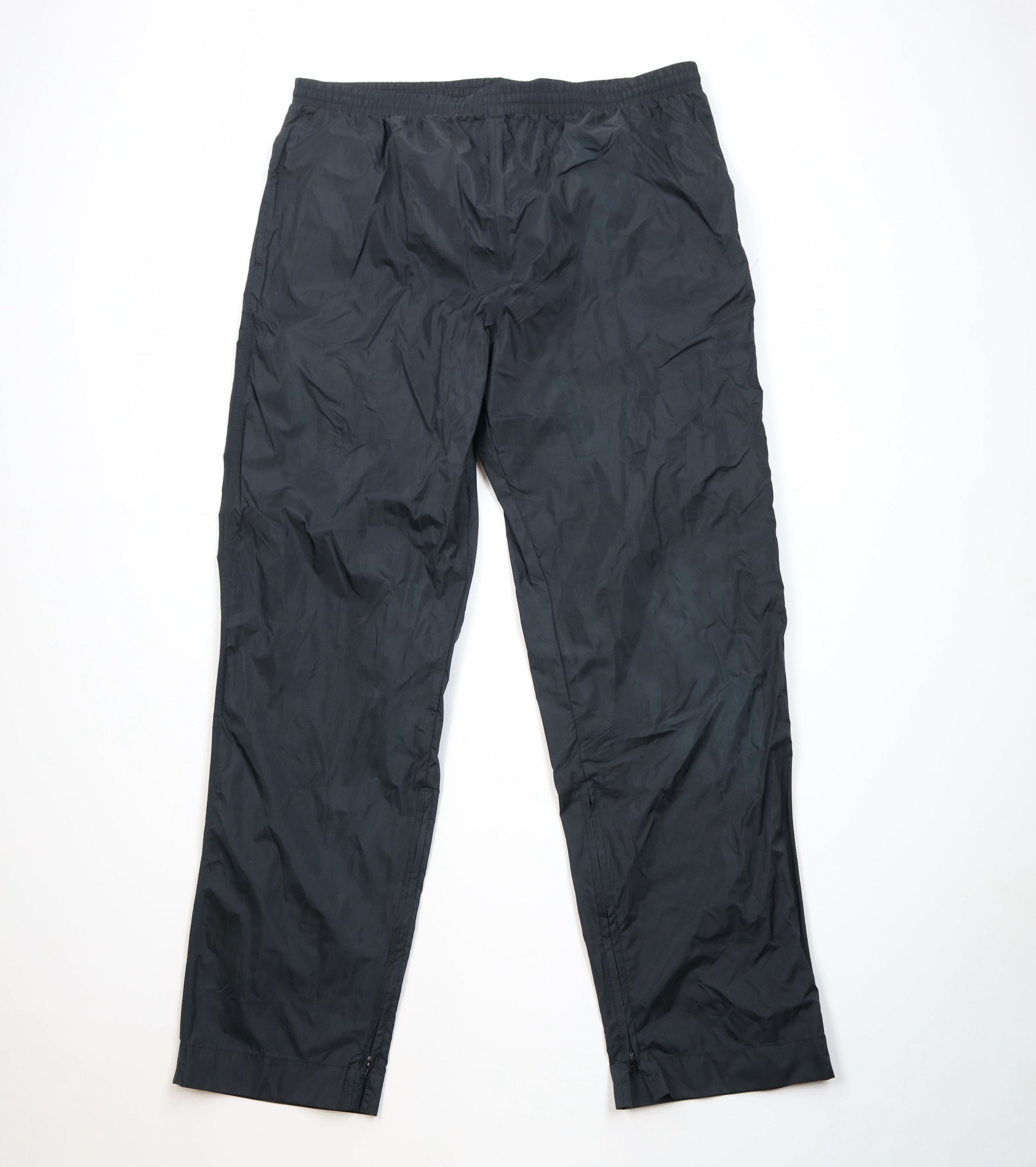 Vintage Vintage 90s Streetwear Windbreaker Rain Pants Black Nylon Size US 40 / EU 56 - 1 Thumbnail