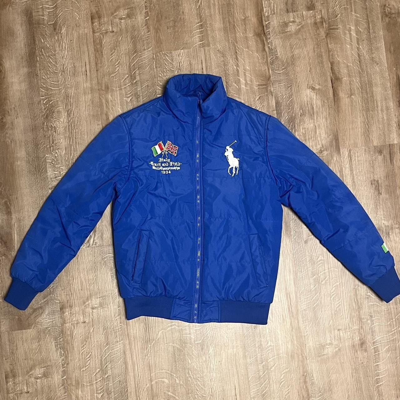 image of Polo Ralph Lauren Ralph Laurent Italy Puffer Jacket in Blue, Men's (Size Small)