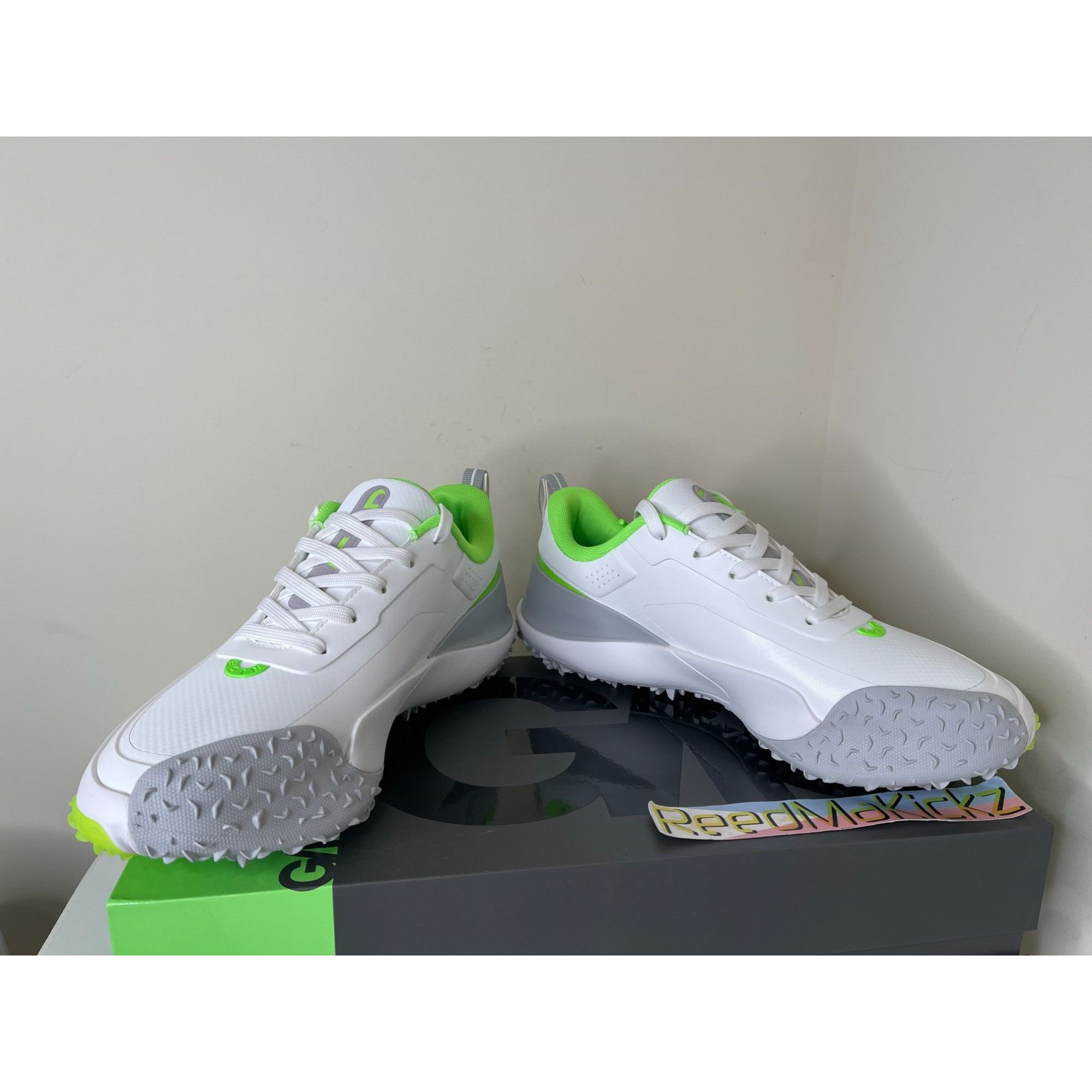 G/FORE G/FORE G/18 WHITE NIMBUS GECKO GOLF SHOES MENS 12.5US Size US 12.5 / EU 45-46 - 3 Thumbnail