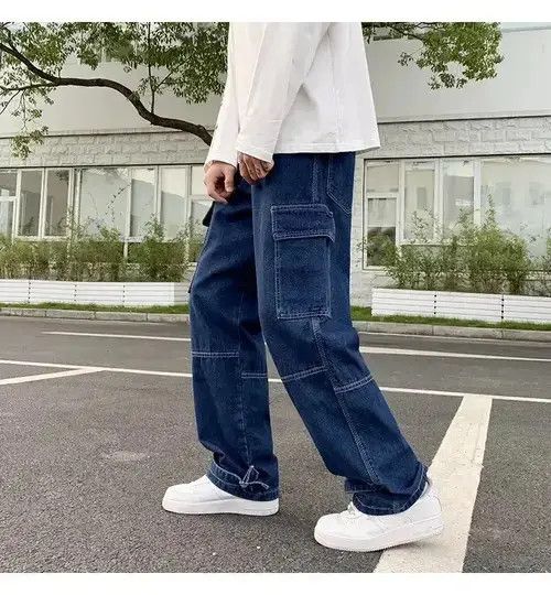 Jean Skateboard Baggy Carpenter Denim Jeans Cargo y2k Size US 34 / EU 50 - 3 Thumbnail