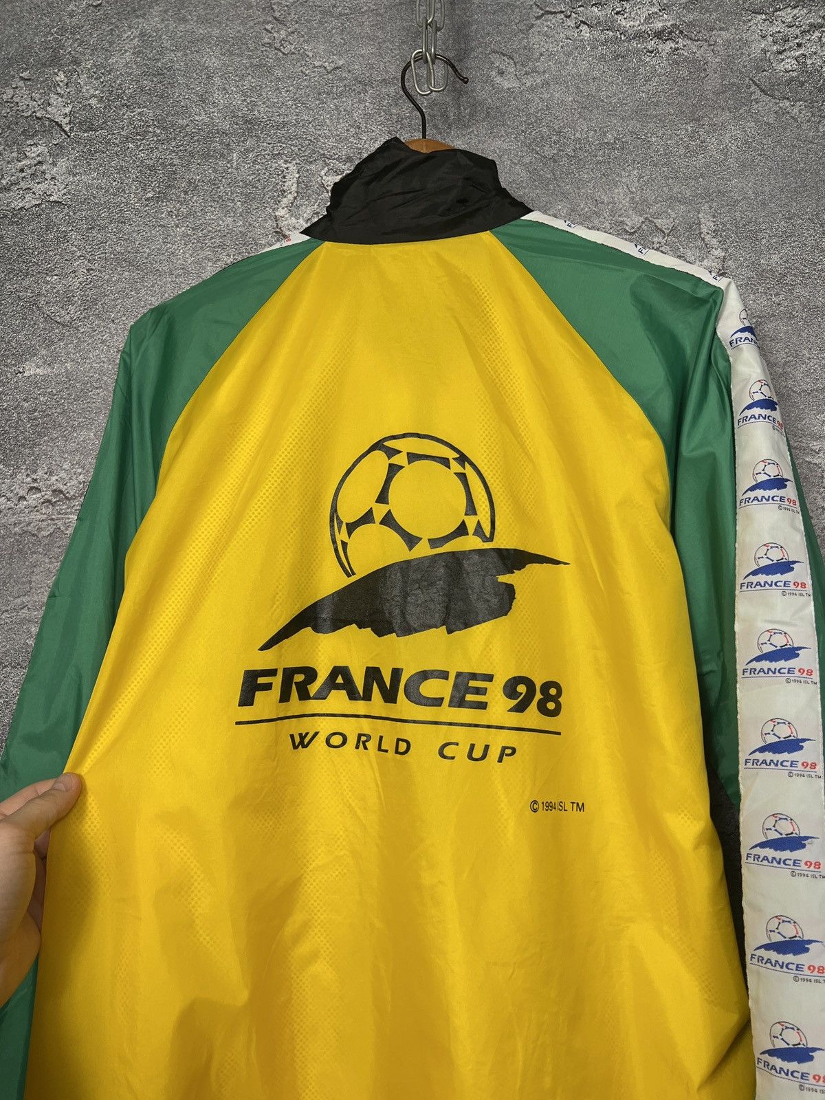 Vintage Rare Vintage Jamaica Fifa World Cup 1998 Jacket Windbreaker Size US XL / EU 56 / 4 - 12 Thumbnail