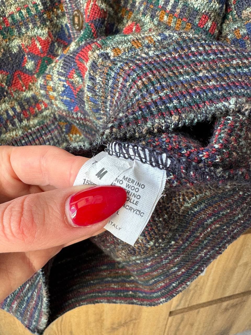 Missoni Missoni Cardigan Sweater Jumper Lana Wool Size US M / EU 48-50 / 2 - 5 Thumbnail