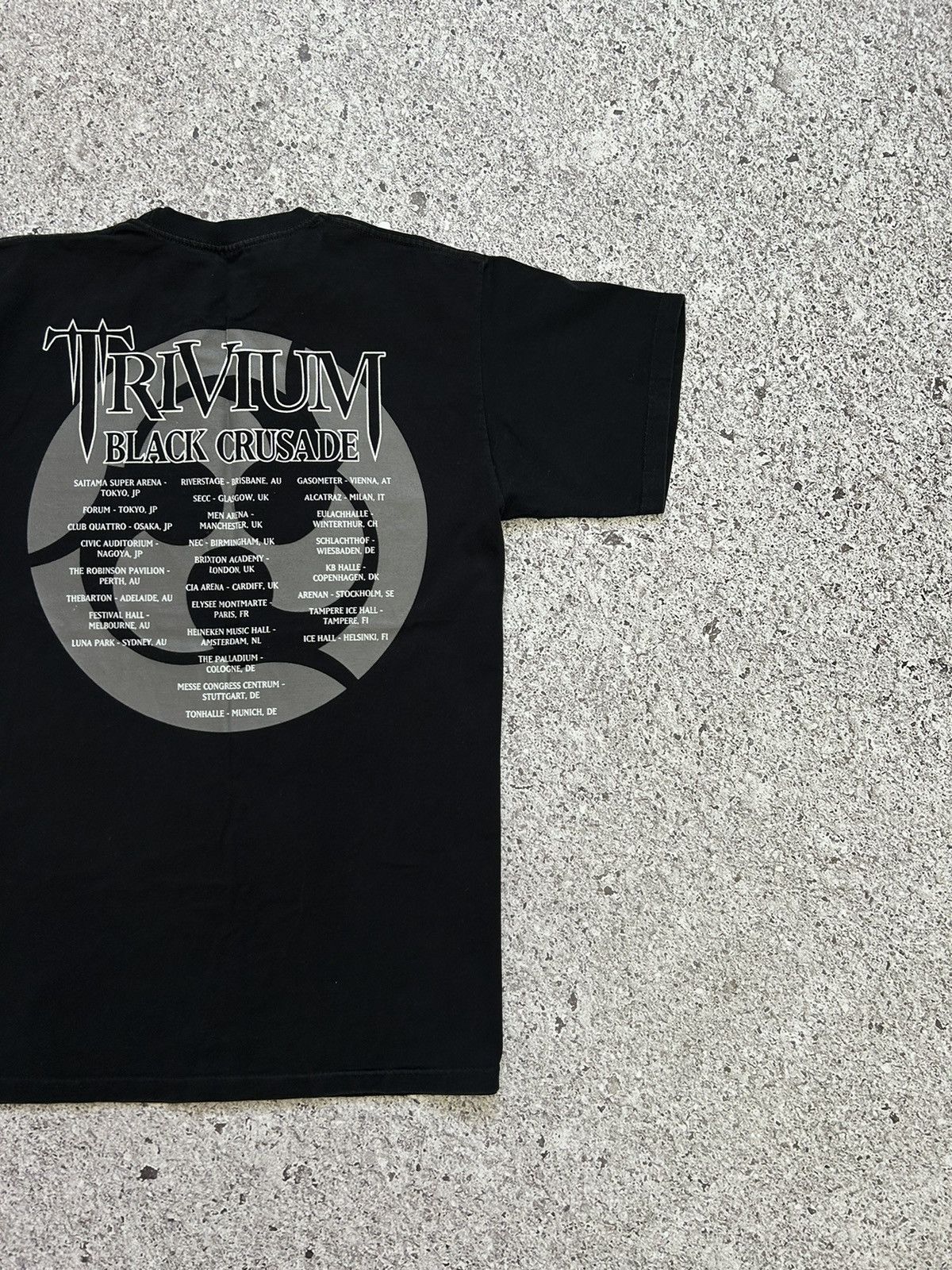Band Tees × Vintage Vintage 2000’s Trivium Black Crusaide Rock Band Tour T-Shirt Size US L / EU 52-54 / 3 - 8 Thumbnail
