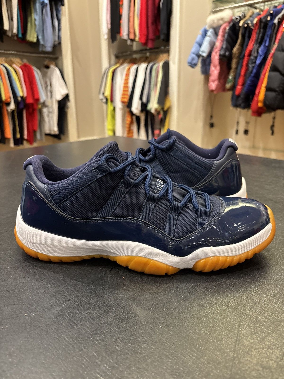 Jordan Brand Jordan 11 Retro Low ‘Midnight Navy’ Size US 12 / EU 45 - 1 Thumbnail