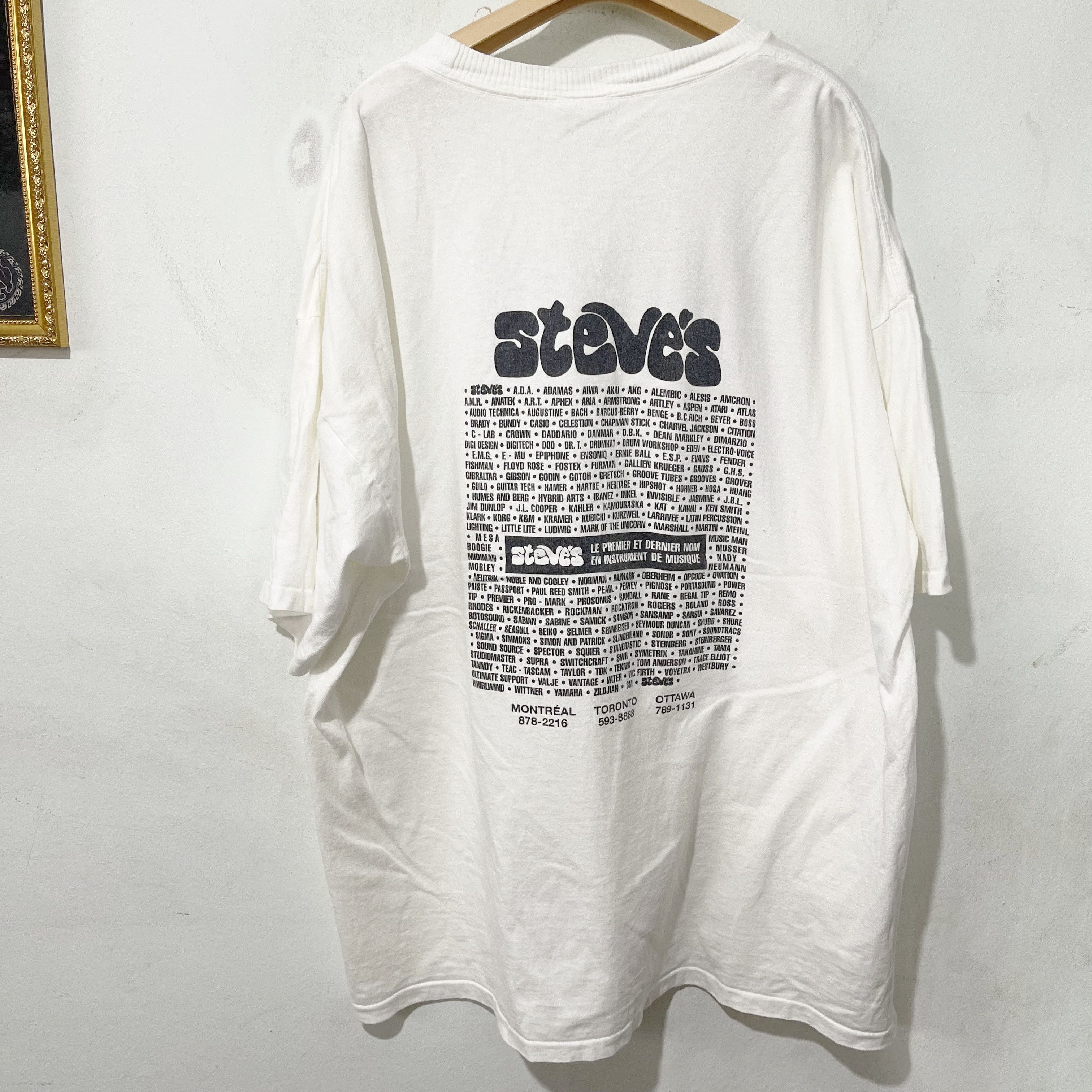 Vintage Vintage 90s Steve’s Music Store Canada T-Shirt Size US XL / EU 56 / 4 - 3 Thumbnail