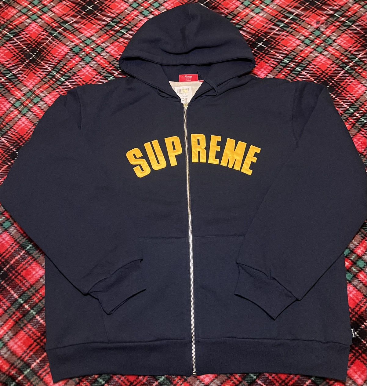 Hypebeast × Streetwear × Supreme Supreme Arc Thermal Zip Up Hooded 