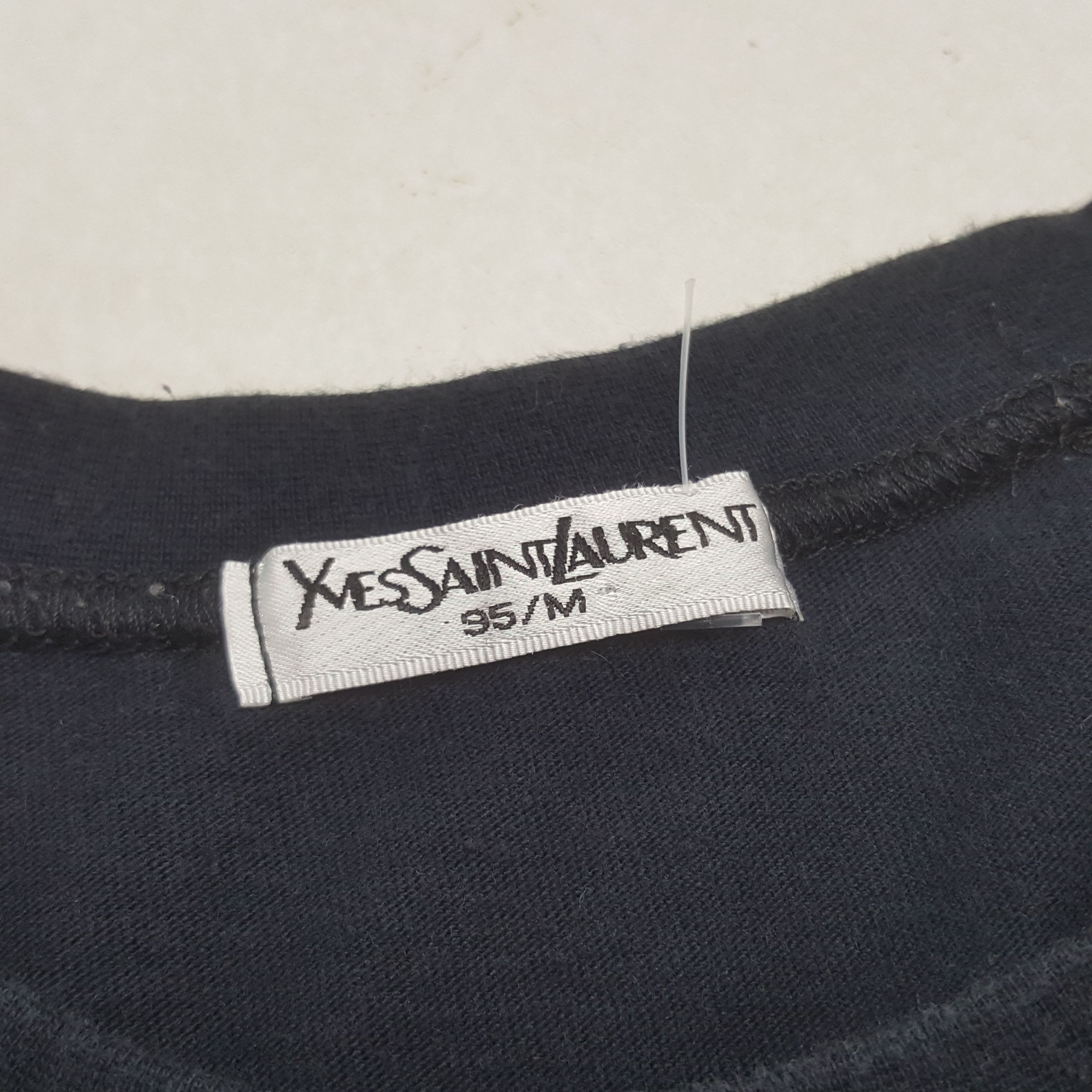Other Vintage Yves Saint Laurent MultiColour Styel Logo Tshirt Size US M / EU 48-50 / 2 - 5 Thumbnail