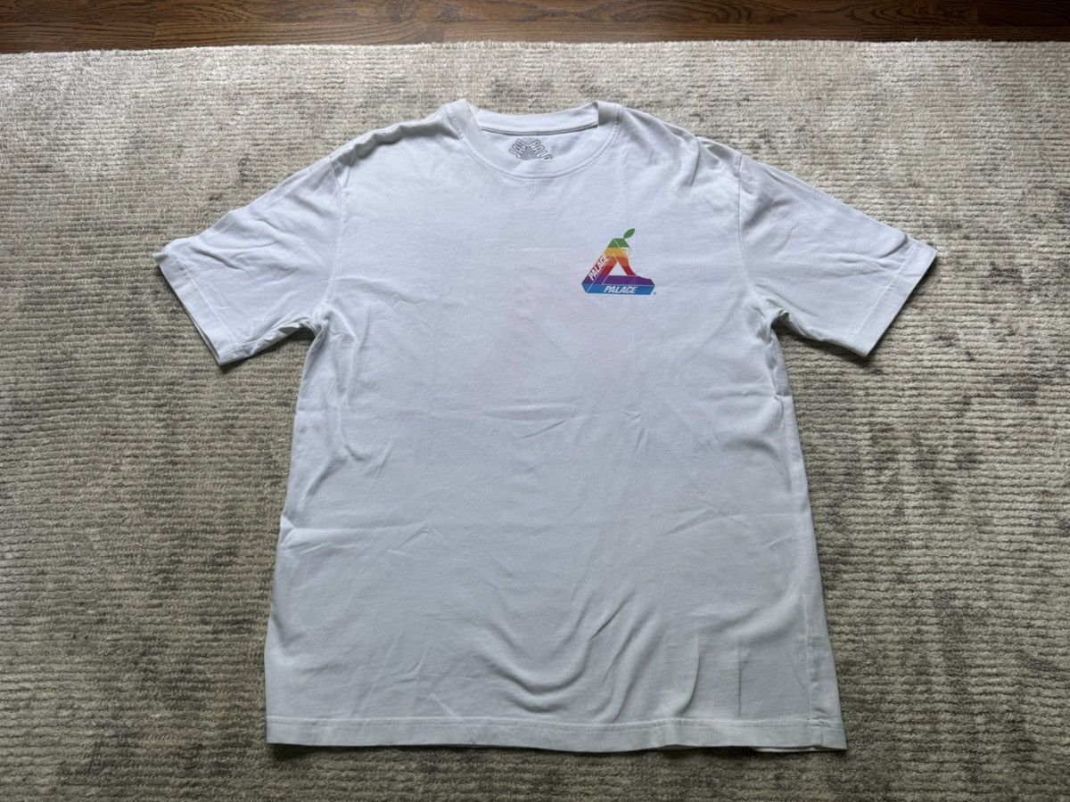 Apple × Palace Large White Jobsworth Palace Tee Shirt Apple Steve Jobs Size US L / EU 52-54 / 3 - 2 Thumbnail