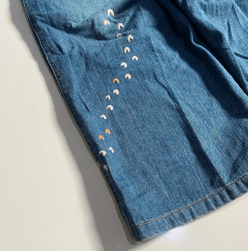 Tsumori Chisato Tsumori Chisato Embroidery Jorts Size US 31 - 9 Thumbnail
