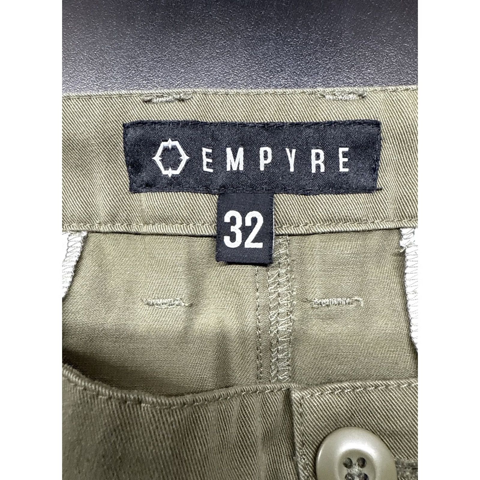 Empyre Empyre Pants Mens 32x29 Green Cargo Military Combat Relax Baggy Skater Utility Size US 32 / EU 48 - 3 Thumbnail