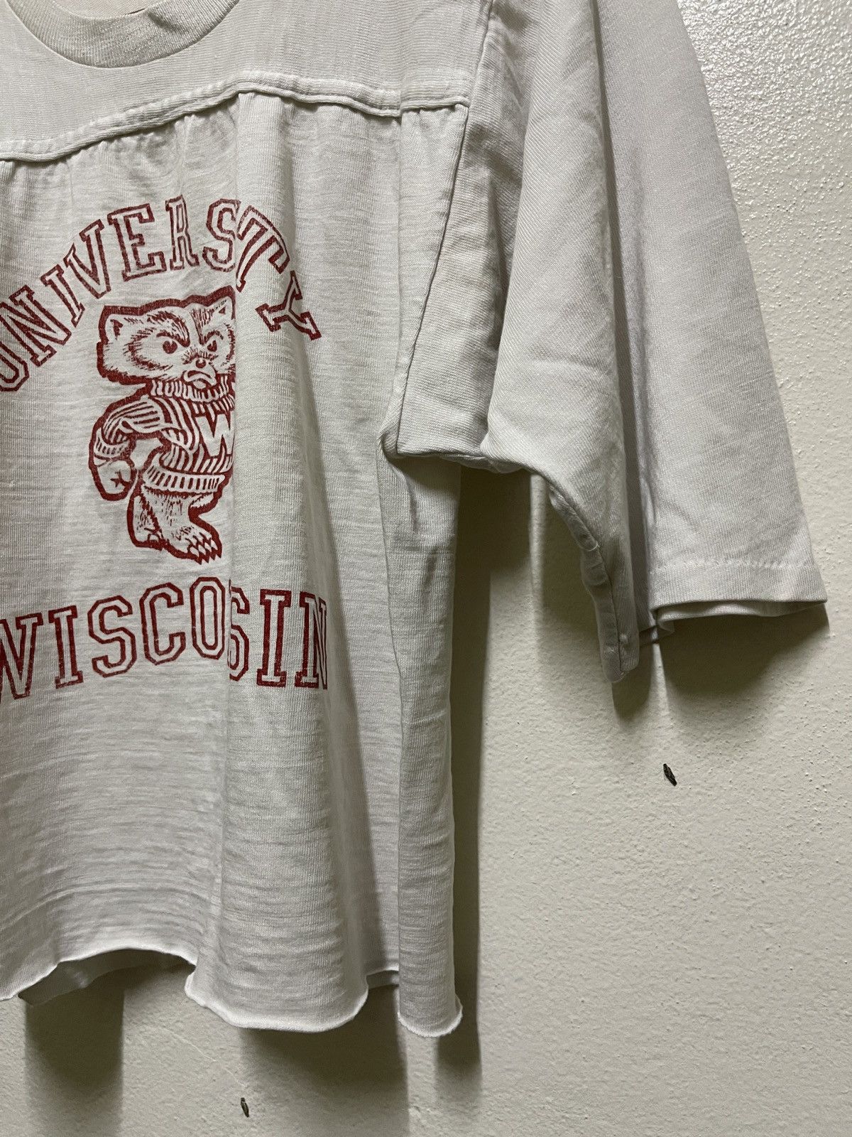 Vintage University Wisconsin Vintage T Shirt Crop Size US M / EU 48-50 / 2 - 8 Thumbnail