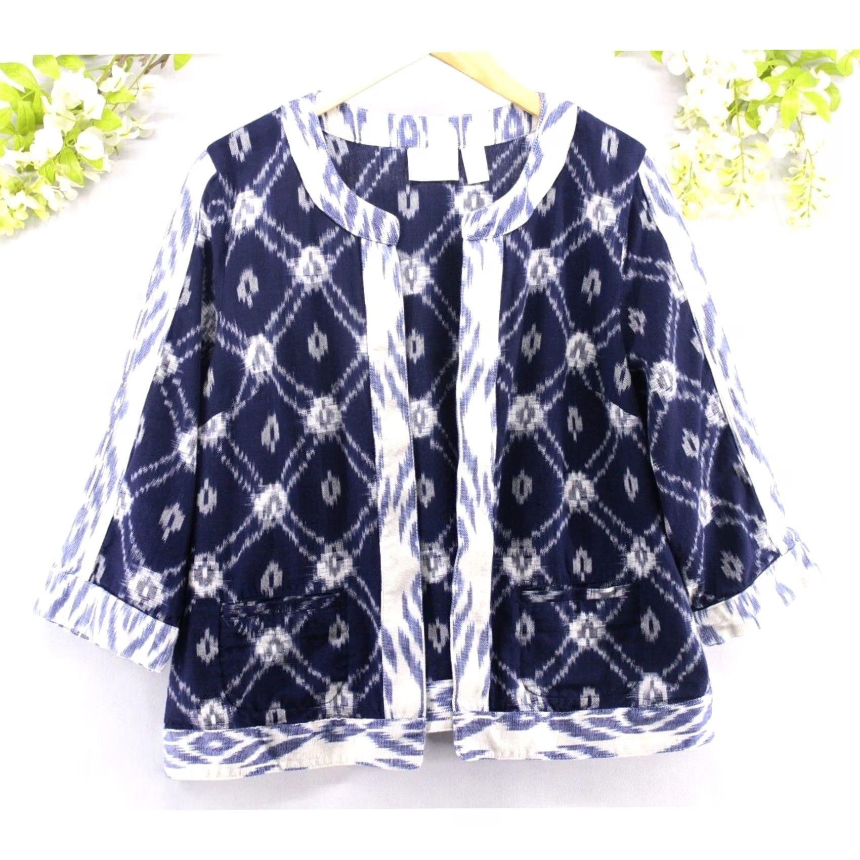Vintage Chico's Women's Open Cardigan Shirt? Wait Size XS / US 0-2 / IT 36-38 - 2 Thumbnail