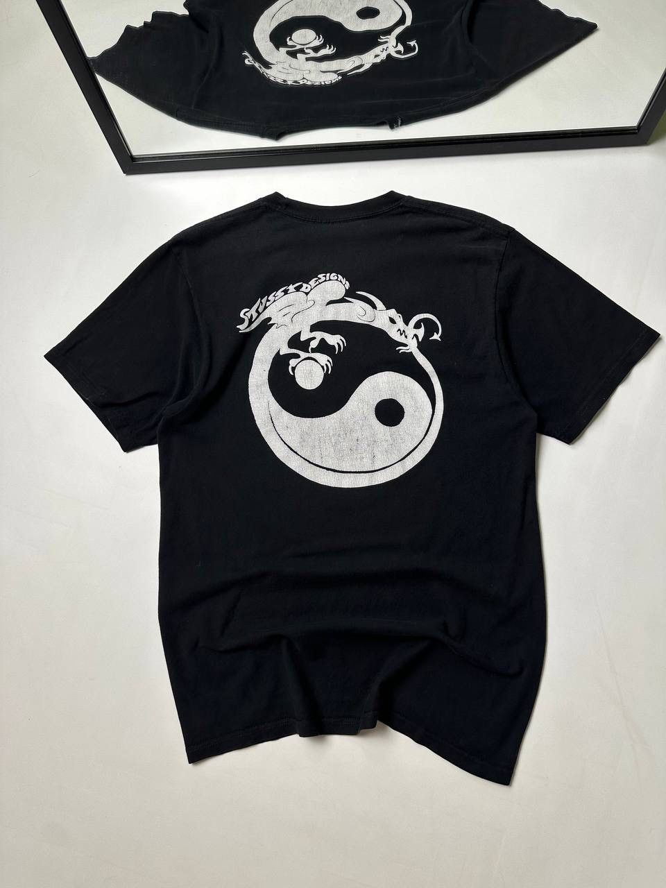 Stussy Vintage Stussy Japan Dragon Logo Revolution T Shirt Size US M / EU 48-50 / 2 - 1 Thumbnail
