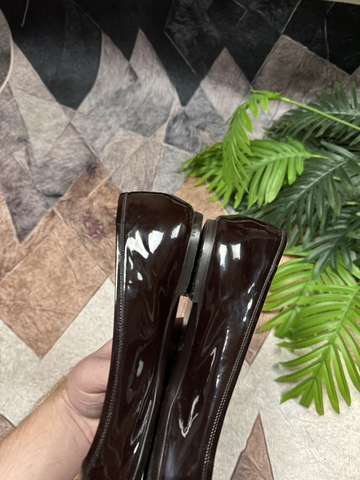 Louis Vuitton Louis Vuitton Brown Patent Leather ballet flats size 41 Size US 11 / IT 41 - 20 Thumbnail