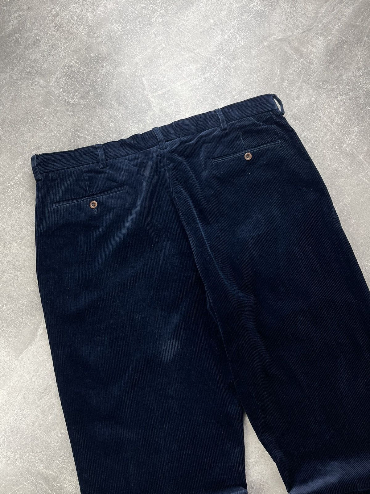Polo Ralph Lauren Ralph Lauren Blue Luxury Preston Fit Corduroy Pants Size US 38 / EU 54 - 9 Thumbnail