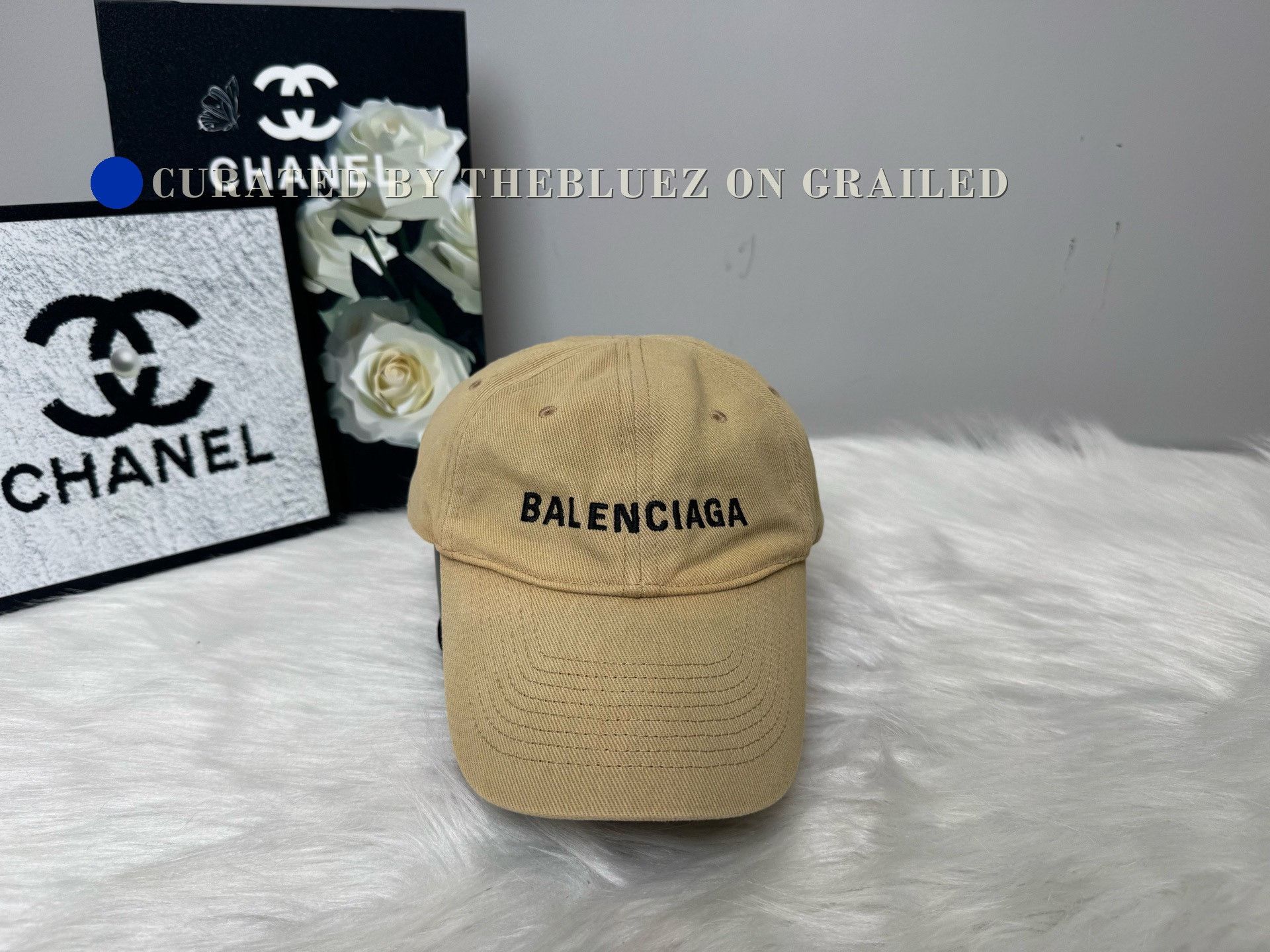 Adidas × Balenciaga New Three Stripe Notched Logo Cap (L) 59 CM