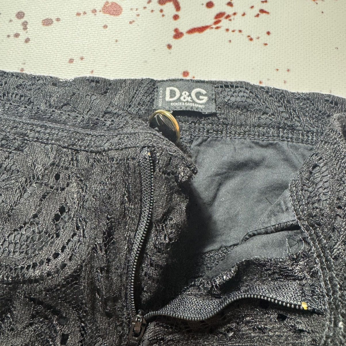 Dolce & Gabbana vintage sexy lace skirt dolce gabbana archival clothing Size 28" / US 6 / IT 42 - 4 Thumbnail