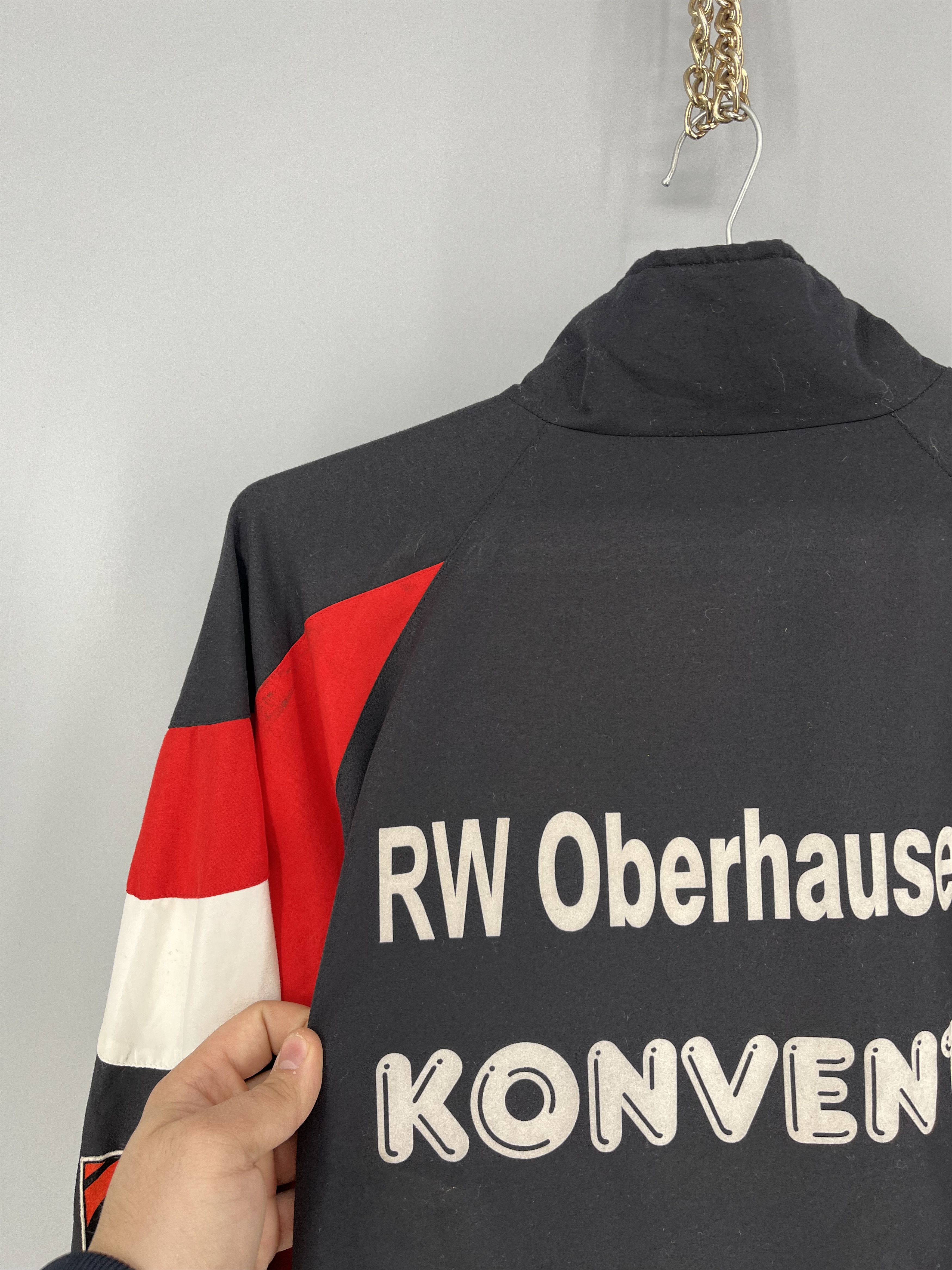 Umbro Umbro RW Oberhausen KONVENT Soccer Track Jacket Black Red XL Size US XL / EU 56 / 4 - 12 Thumbnail