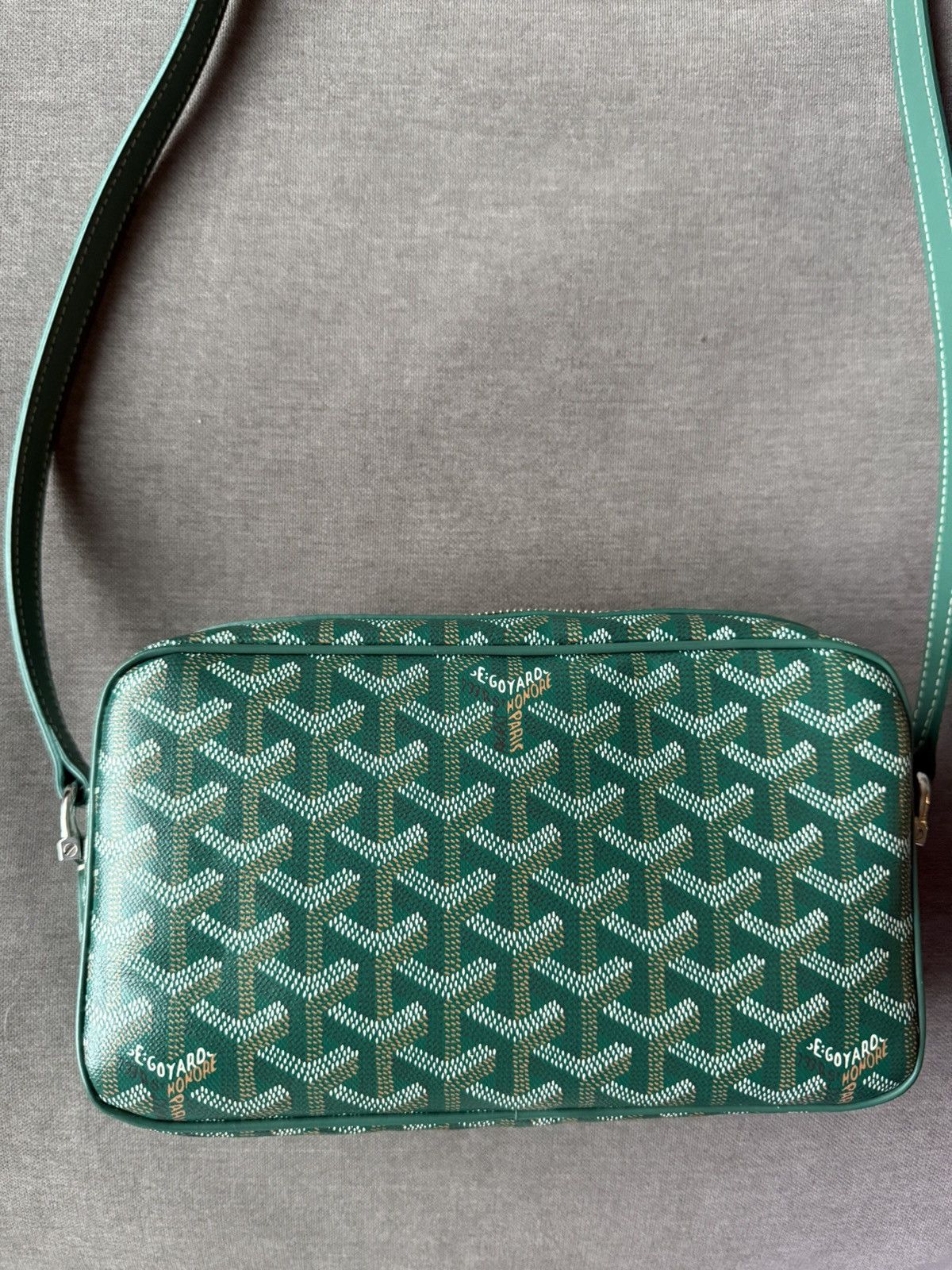 Goyard Goyard Cap Vert Goyardine Bag Green Size ONE SIZE - 5 Thumbnail