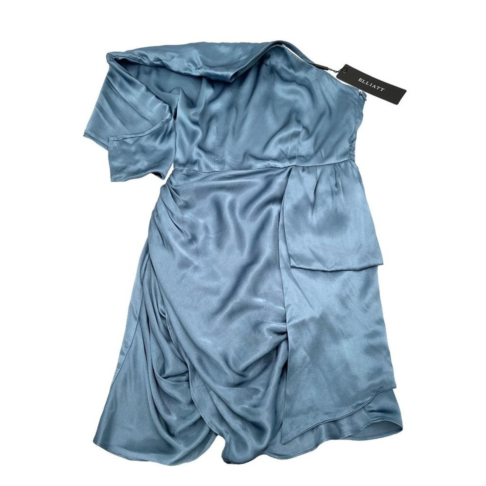 ELLIATT Elliatt Riviera Saronic Asymmetric One Shoulder Blue Small Size S / US 4 / IT 40 - 3 Thumbnail