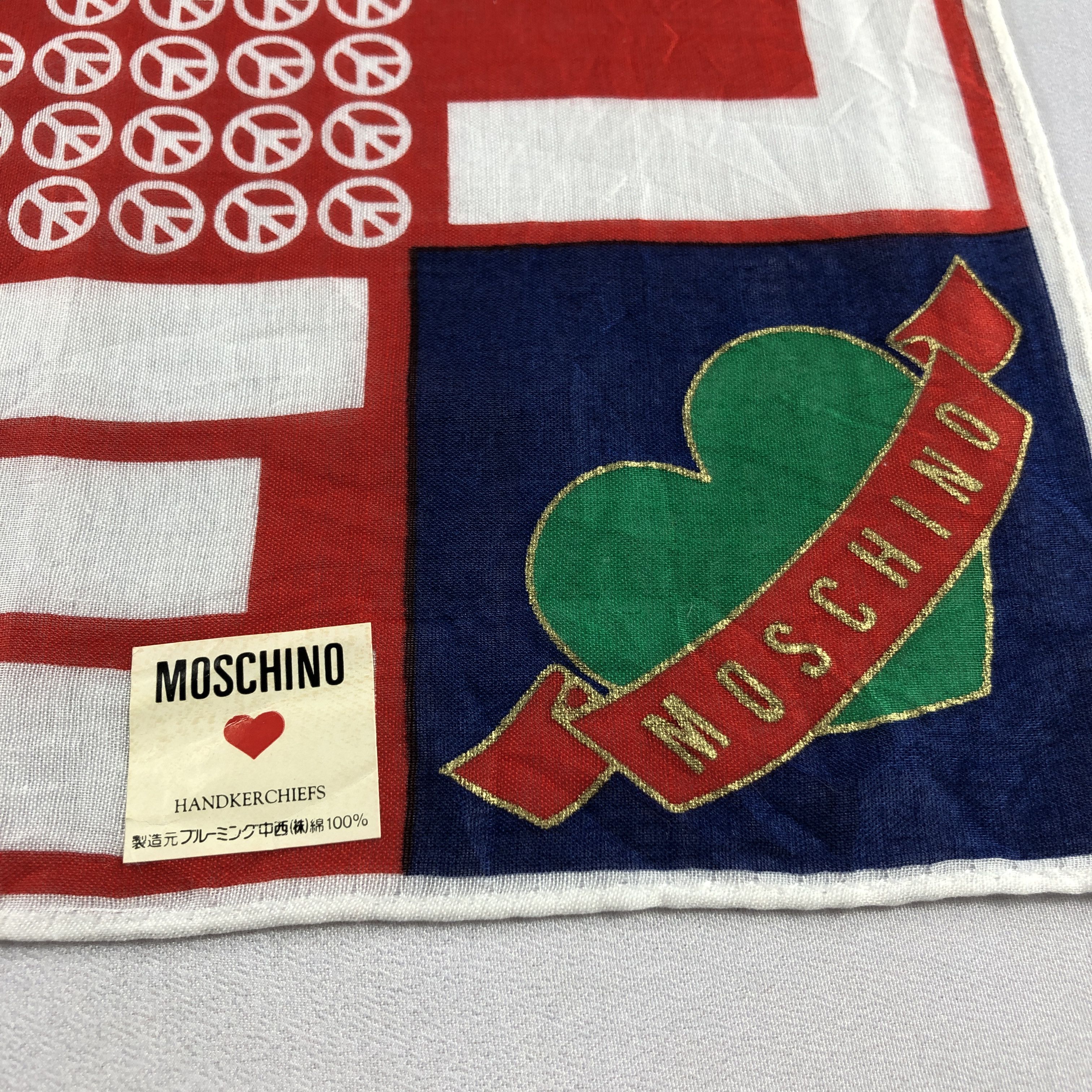 Moschino Handkerchief Neckerchief Bandana H2542