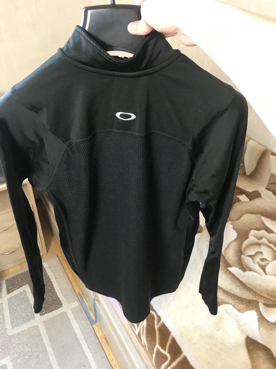 Vintage 🔥 Vintage Oakley Total Black FLEECE Jacket Gorpcore Y2K Size US M / EU 48-50 / 2 - 9 Thumbnail