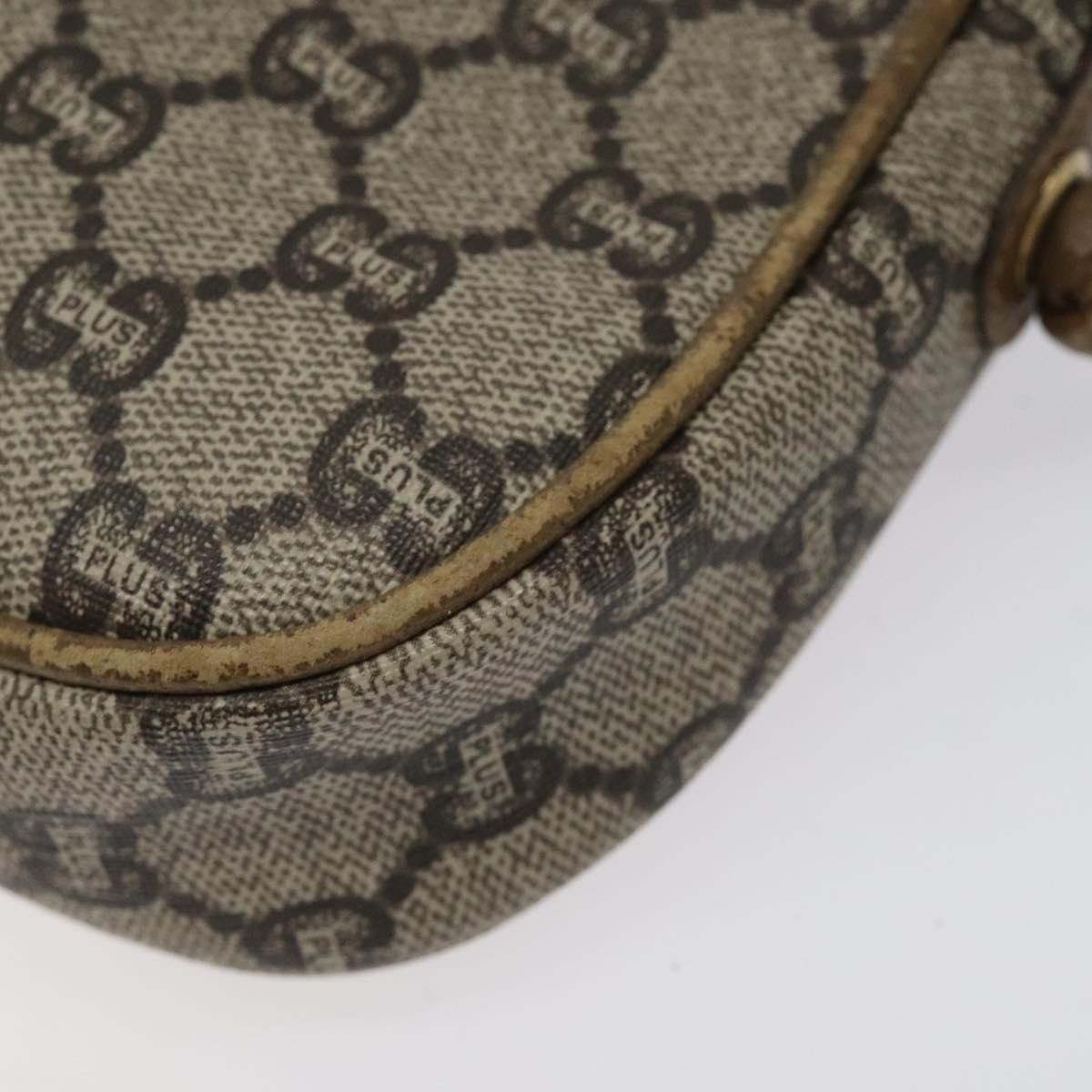 Gucci GUCCI GG Plus Supreme Shoulder Bag Pvc Leather Beige Gold Size ONE SIZE - 10 Thumbnail