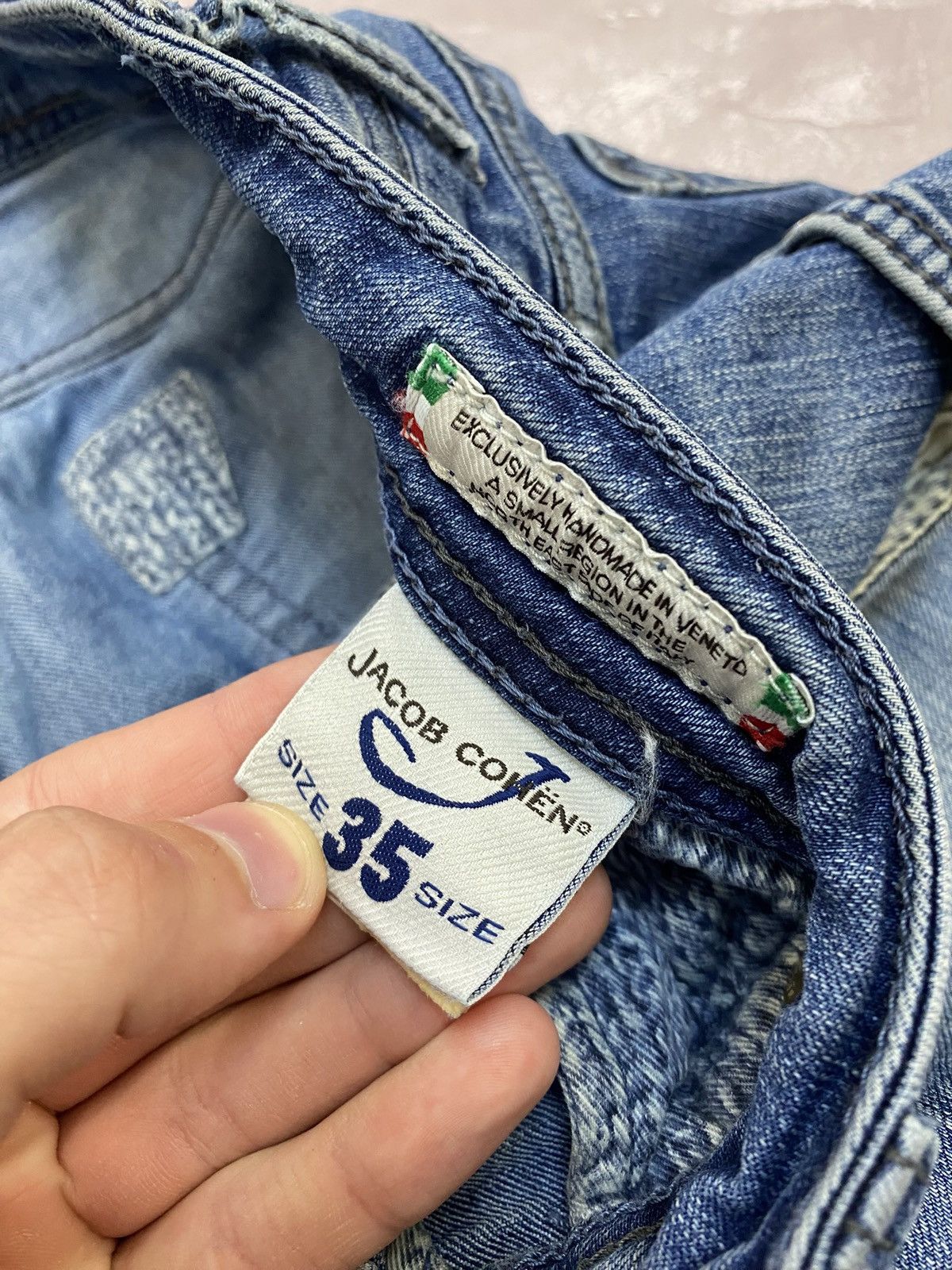 Jacob Cohen Vintage Y2K Jacob Cohen Handmade Tailored Jeans Size 35 Size US 35 - 8 Thumbnail