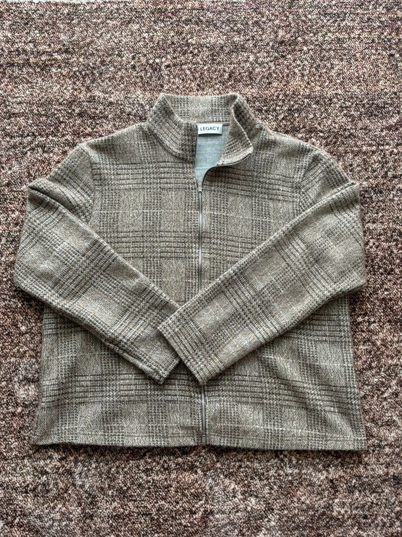 Our Legacy Our Legacy size50 Double zipper horsehair checkered shirt Size US M / EU 48-50 / 2 - 1 Thumbnail