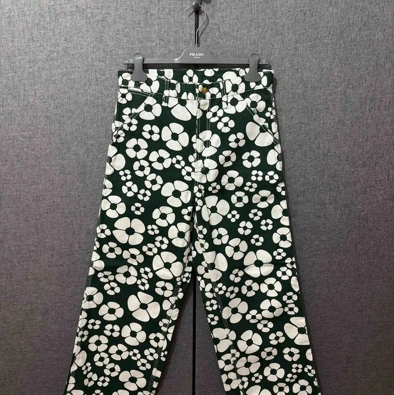 Marni Marni Colorful Patterned Cotton Casual Pants 0089 Size US 26 / EU 42 - 1 Thumbnail
