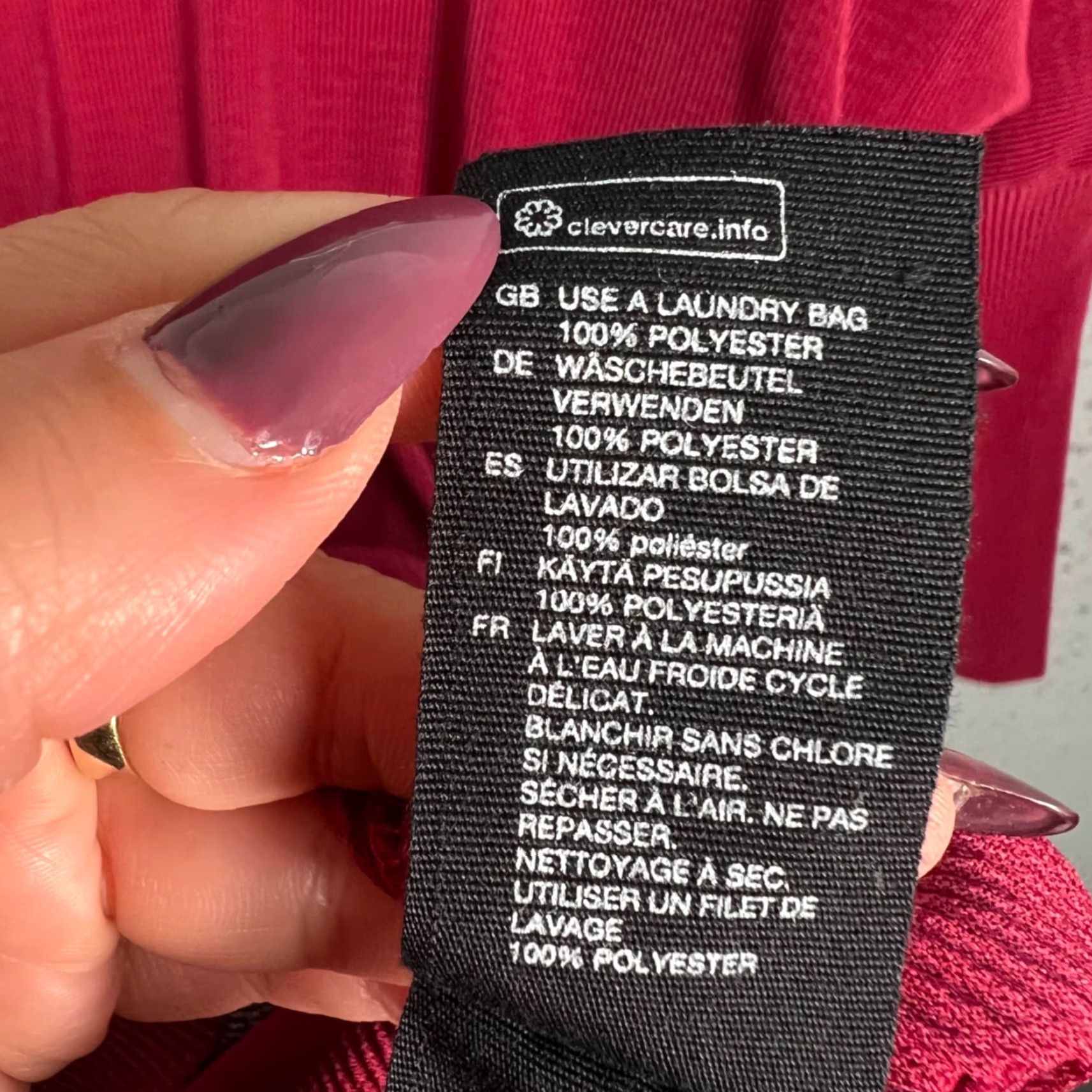 & Other Stories & Other Stories Stockholm Atelier Womens Red Midi Dress Ribbed Long Sleeve 2 A-Line Womens 90s Fashion? Size XS / US 0-2 / IT 36-38 - 5 Thumbnail