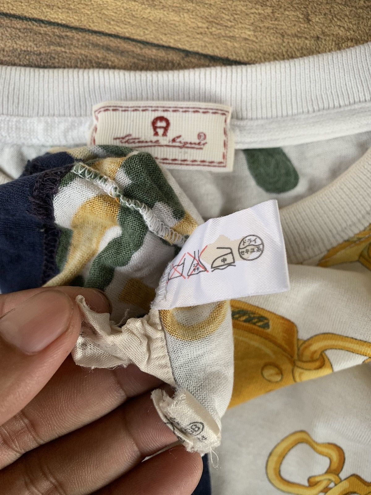 Aigner Vintage aigner royal flag t shirt Size M / US 6-8 / IT 42-44 - 11 Thumbnail