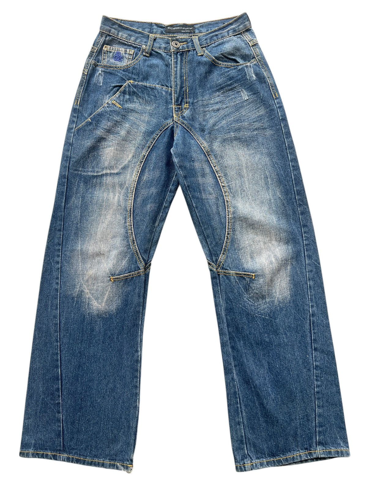 Rocawear Rocawear Wide Baggy Denim Jeans 29x29 Size US 29 - 2 Thumbnail