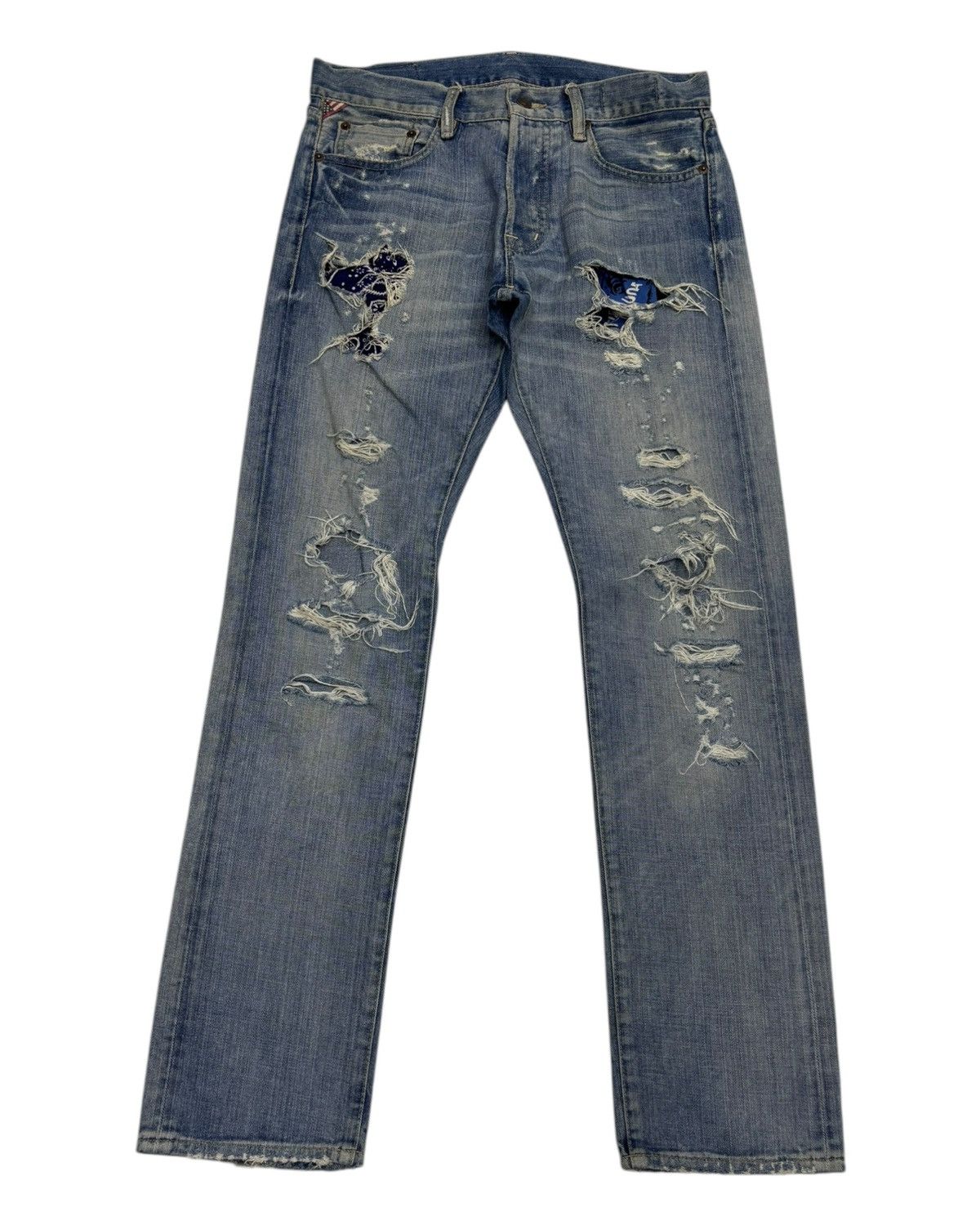 Denim & Supply Ralph Lauren 🔥DENIM SUPPLY RALPH LAUREN RIPPED DISTRESSED DENIM JEANS Size US 32 / EU 48 - 3 Thumbnail