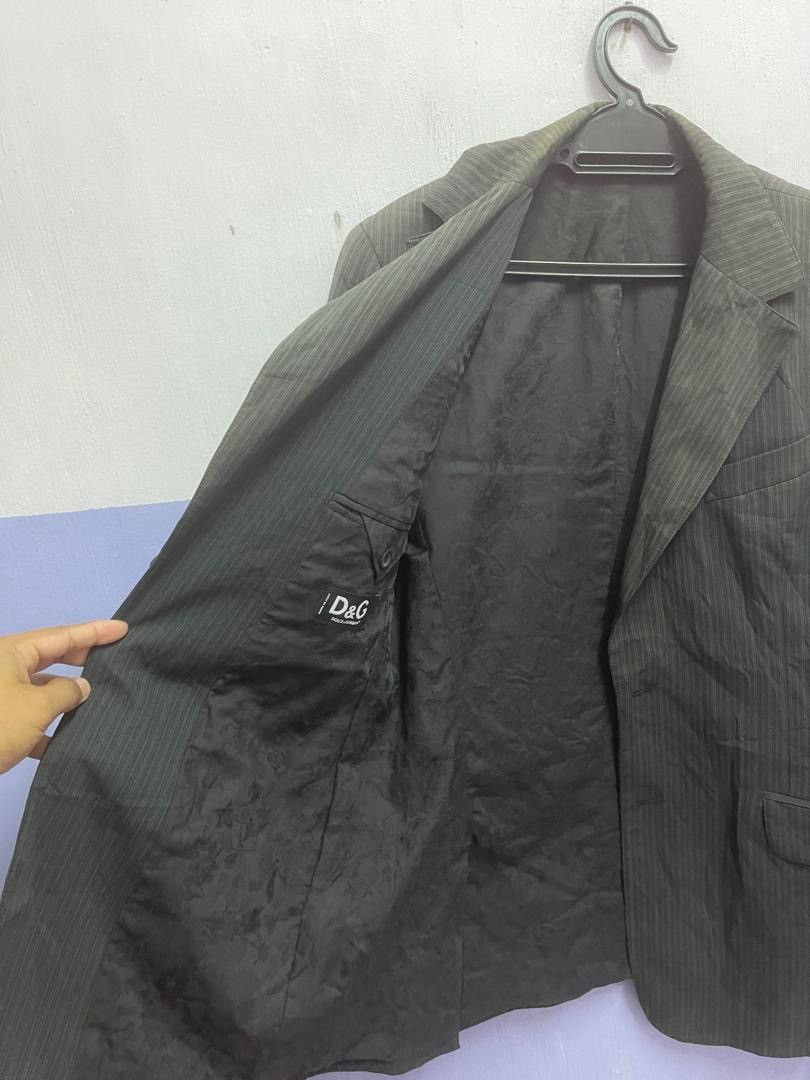 Dolce & Gabbana Dolce Gabbana Stripe Sun Faded Casual Blazer Size US M / EU 48-50 / 2 - 12 Thumbnail