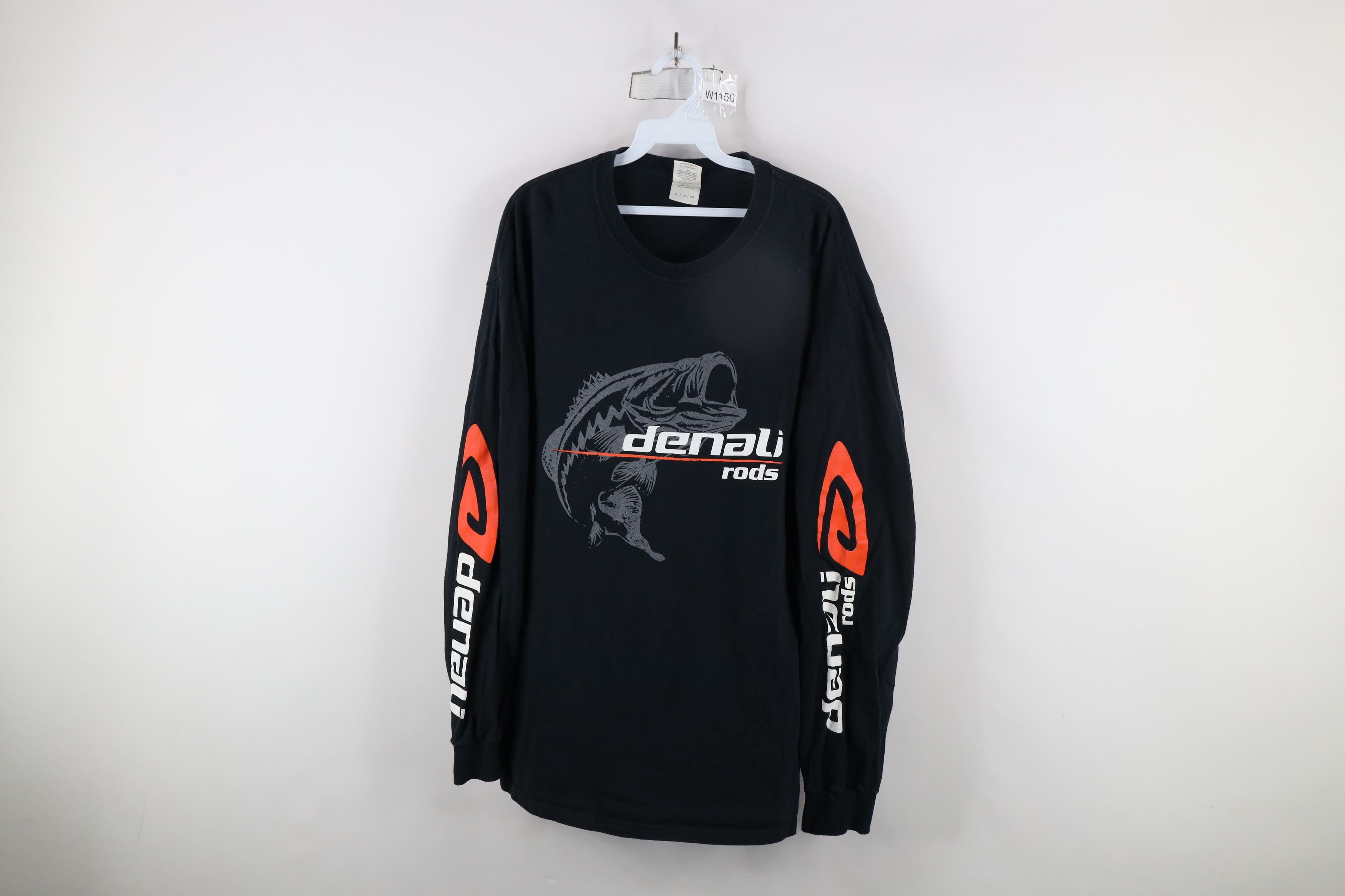 Vintage Vintage Spell Denali Rods Fishing Long Sleeve T-Shirt Black Size US XL / EU 56 / 4 - 1 Thumbnail