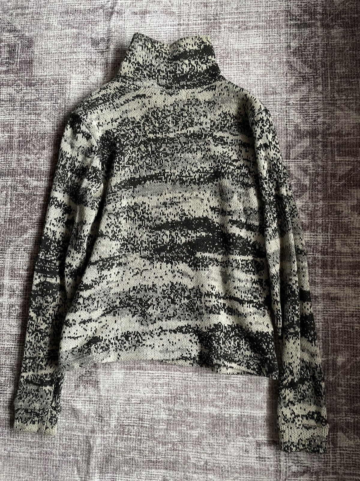 Raf Simons AW02 Digi Camo Virginia Creeper Sweater - Main Image