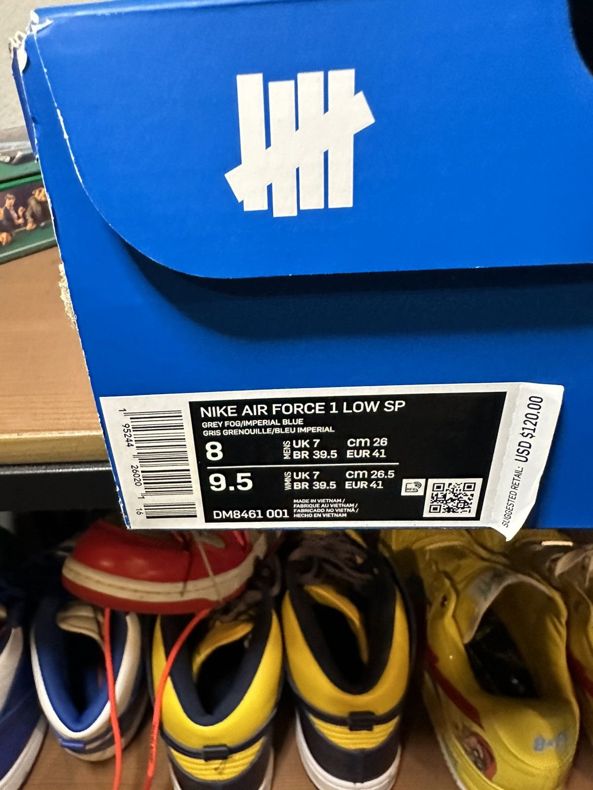 Nike × Undefeated Nike Air Force 1 x Undefeated 5 On It Dunk vs. AF1 Size US 8 / EU 41 - 14 Thumbnail