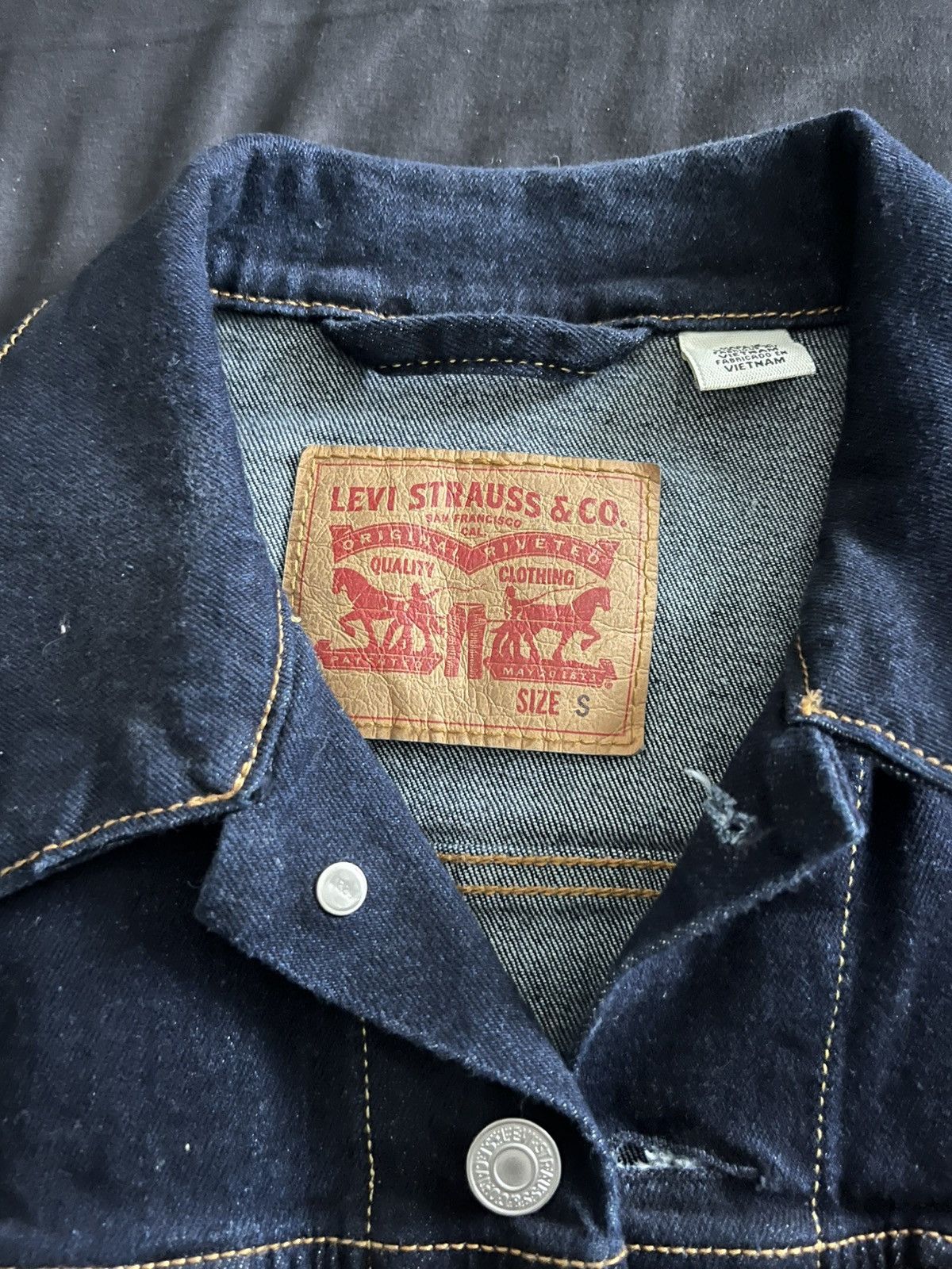 Levi's Levis Denim Type 3 Jacket Size US S / EU 44-46 / 1 - 3 Thumbnail