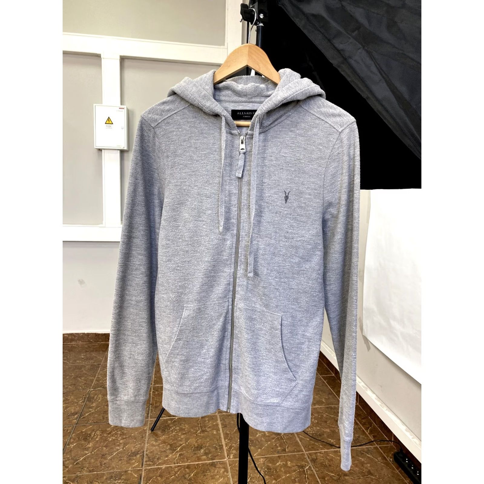 Allsaints VINTAGE AllSaints Hoodie Zip Retro Japan Style Grey S Men Shirt? Size US S / EU 44-46 / 1 - 2 Thumbnail
