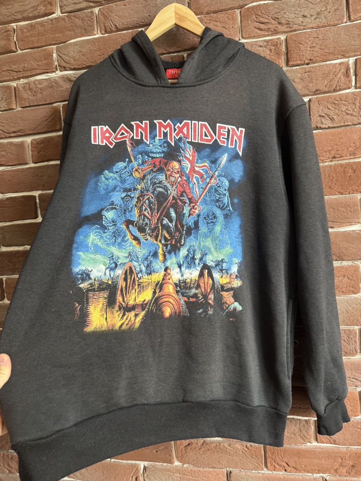 Band Tees Vintage 00s Iron Maiden Heavy Metal Band Hoodie Size US M / EU 48-50 / 2 - 3 Thumbnail
